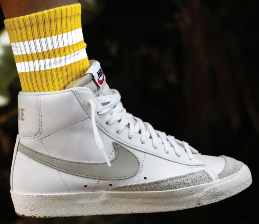 Yellow Striped Sock